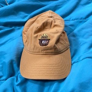 Yellow smokey bear hat